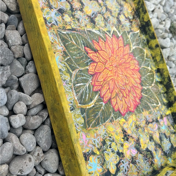 Hand painted wooden tray by Mary Snoddon Art - Picture 7 of 7